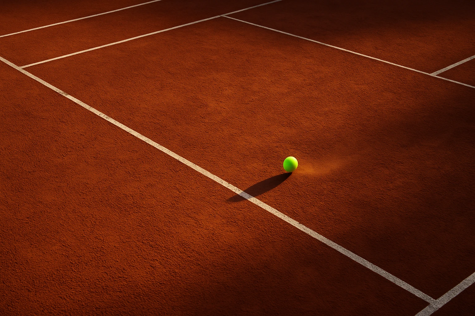 Tre superfici di campo da tennis: terra battuta rossa, erba verde e cemento blu per le scommesse sportive